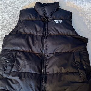 Reebok Black Quilted Vest